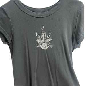 Brandy Melville Grey T-Shirt - One Size